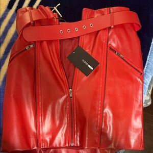 Fashion Nova Vibrant Red Backpack